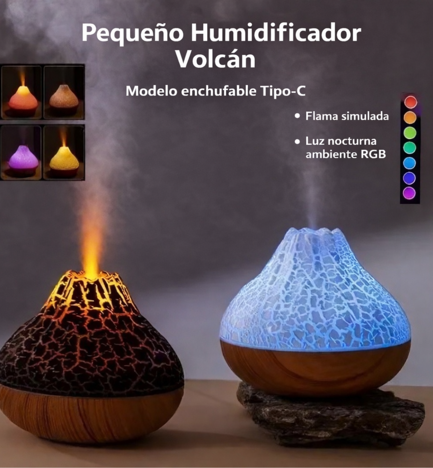 Humidificador de Ambiente Relajante